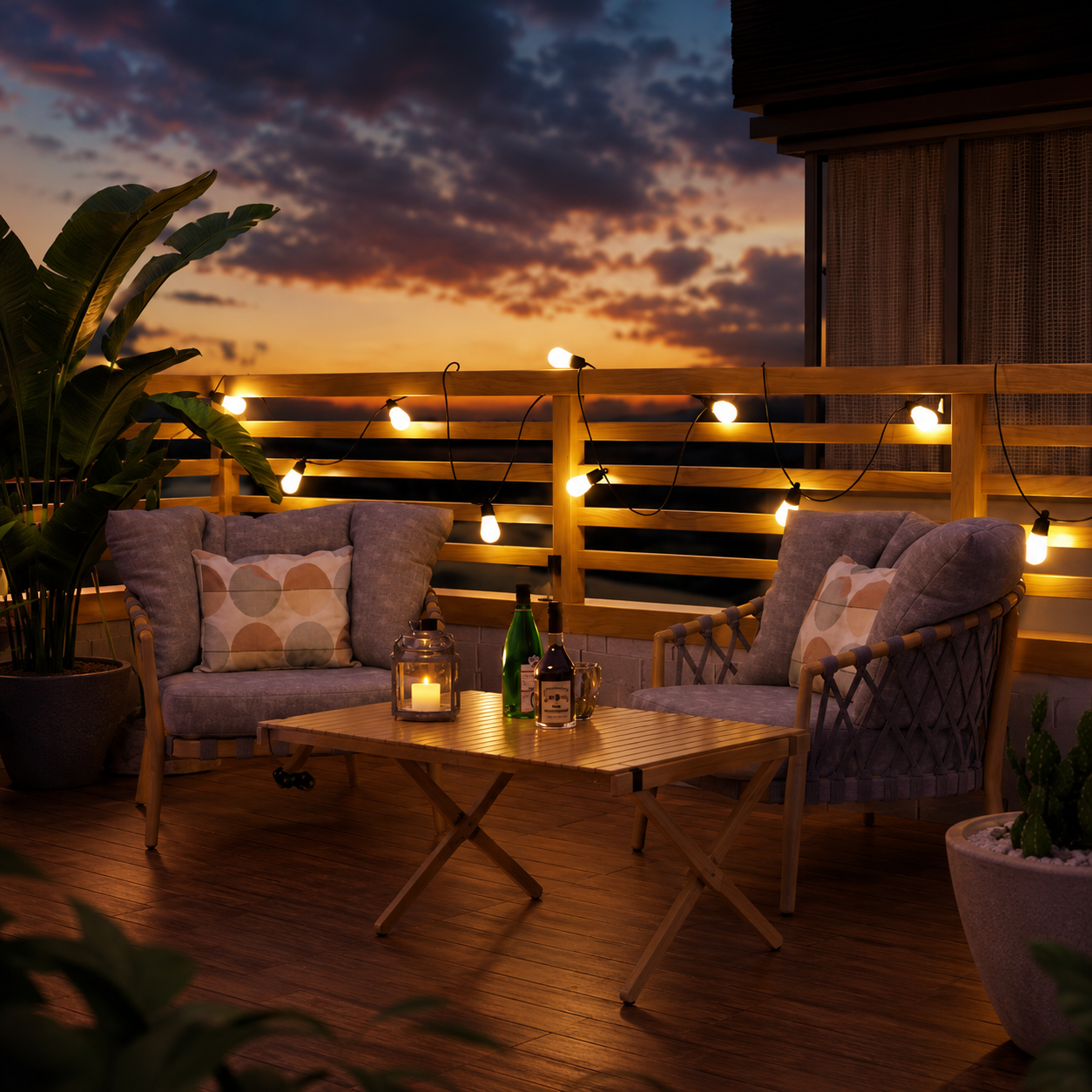 100ft String Lights RGB+Warm White (Outdoor/Indoor)