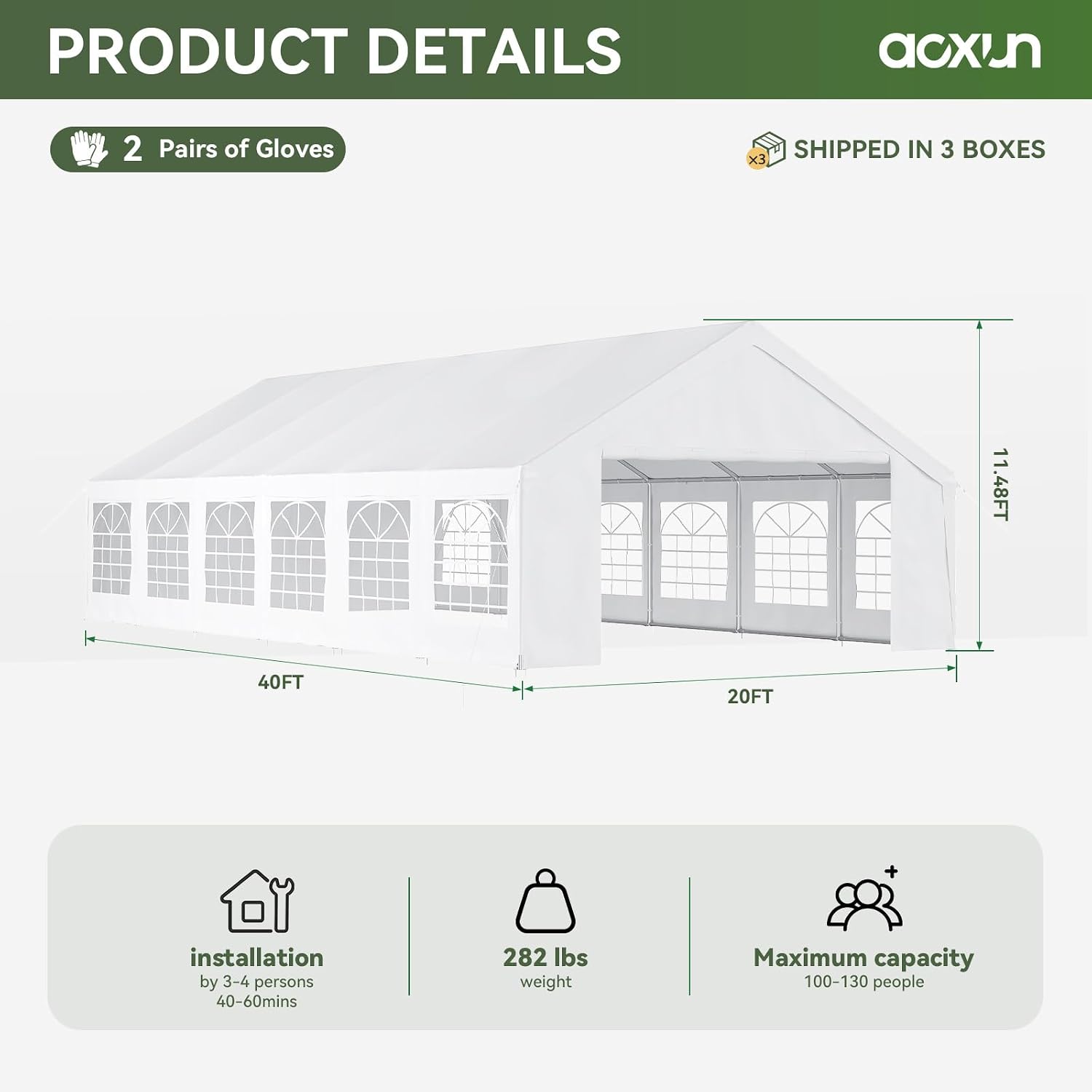 20x40 Ft. Canopy Tent