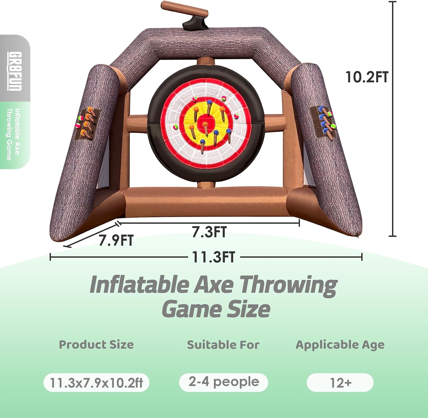 Giant Inflatable Axe Throwing Game