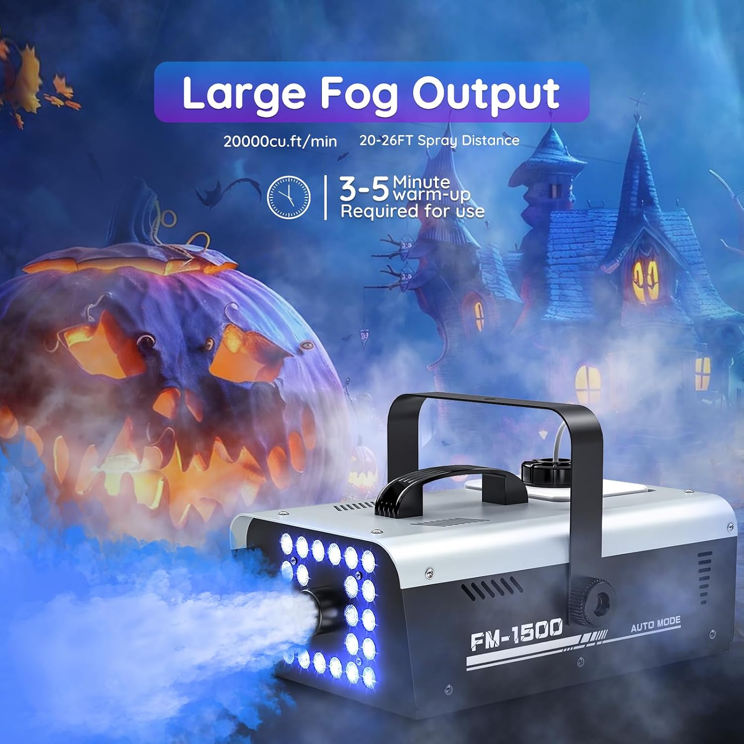 RGB LED FOG MACHINE