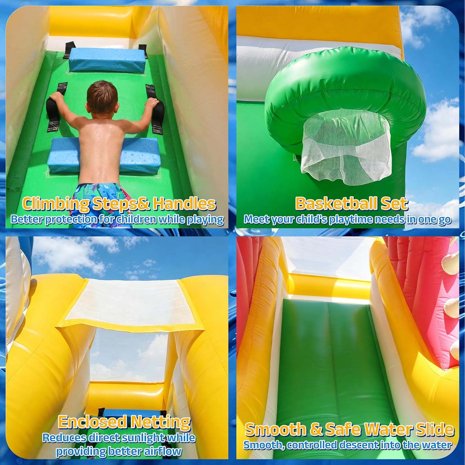 Inflatable Shark Water Slide
