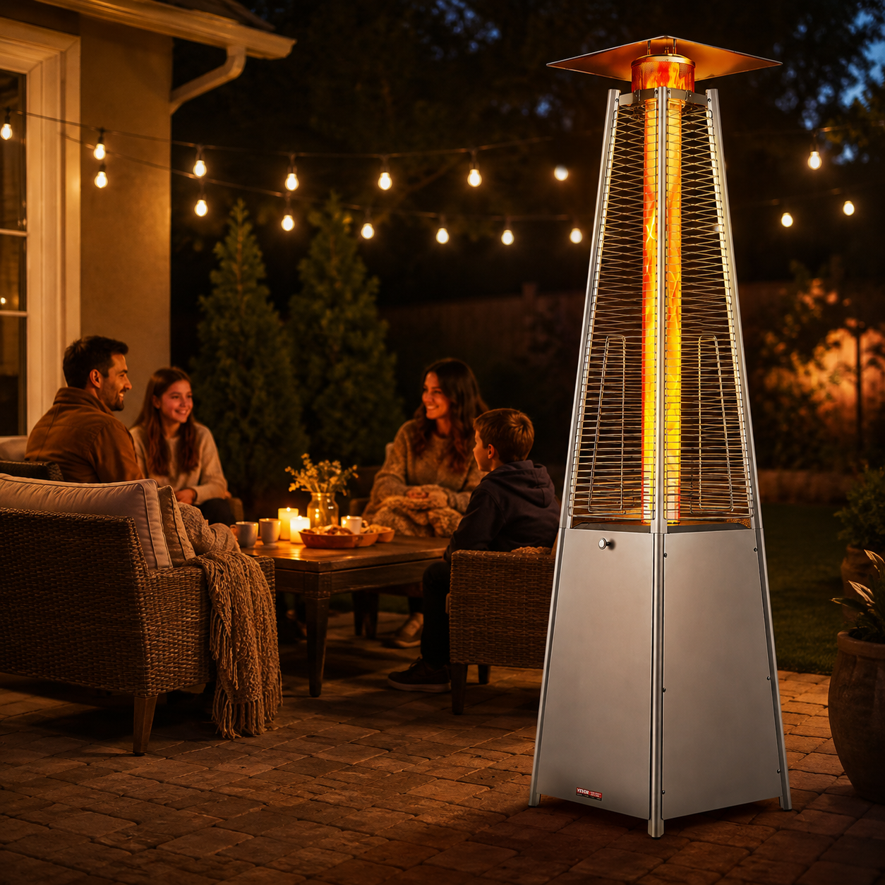 Glass-Tube Propane Heater