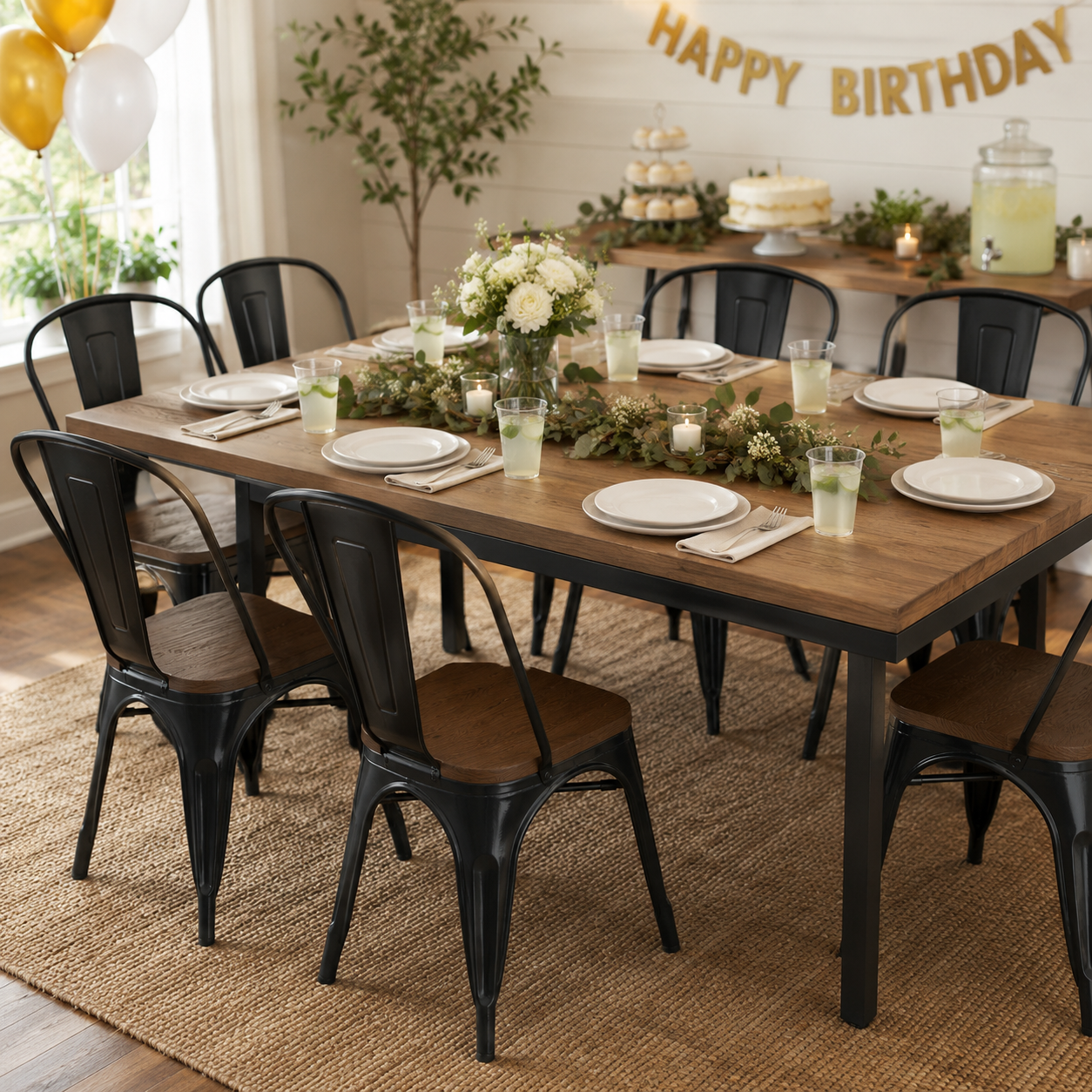 Modern Metal Dining Chair