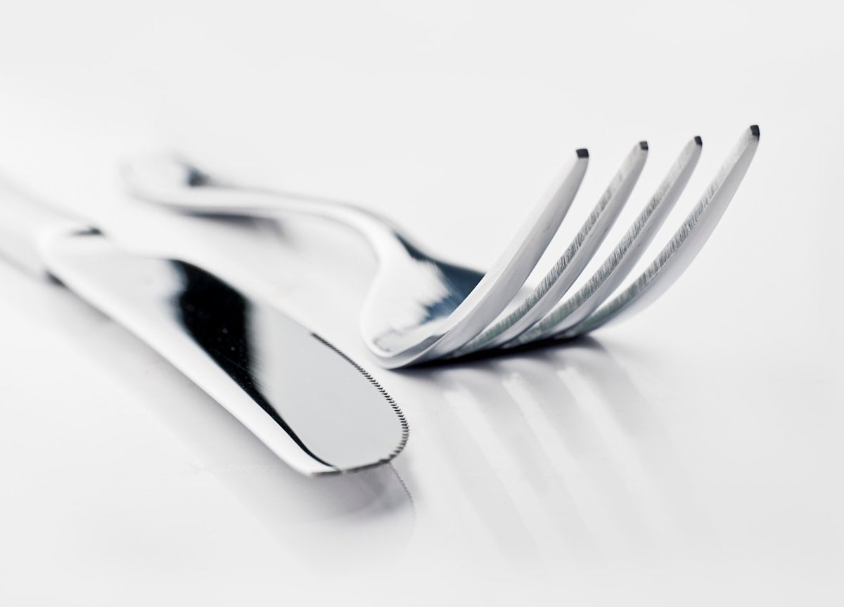 Stainless steel dinner knife